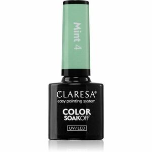 Claresa SoakOff UV/LED Color Mint géles körömlakk árnyalat 4 5 g kép