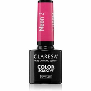 Claresa SoakOff UV/LED Color Neon géles körömlakk árnyalat 2 5 g kép