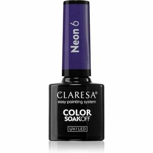 Claresa SoakOff UV/LED Color Neon géles körömlakk árnyalat 6 5 g kép