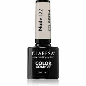 Claresa SoakOff UV/LED Color Nude géles körömlakk árnyalat 122 5 g kép