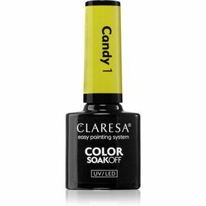 Claresa SoakOff UV/LED Color Candy géles körömlakk árnyalat 1 5 g kép