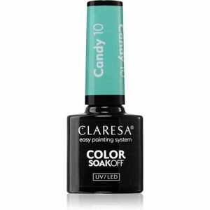 Claresa SoakOff UV/LED Color Candy géles körömlakk árnyalat 10 5 g kép