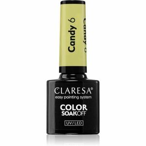 Claresa SoakOff UV/LED Color Candy géles körömlakk árnyalat 6 5 g kép