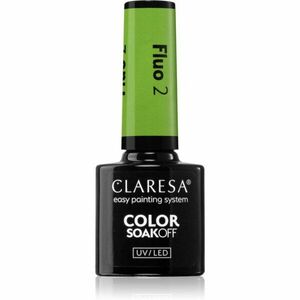 Claresa SoakOff UV/LED Color Fluo géles körömlakk árnyalat 2 5 g kép