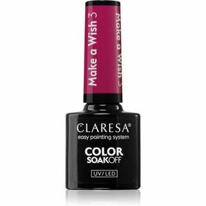 Claresa SoakOff UV/LED Color Make a Wish géles körömlakk árnyalat 3 5 g kép