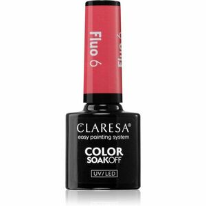 Claresa SoakOff UV/LED Color Fluo géles körömlakk árnyalat 6 5 g kép