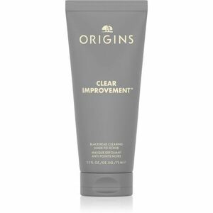 Origins Clear Improvement® Blackhead Clearing Mask-To-Scrub mitesszerek elleni pórustisztító maszk 75 ml kép