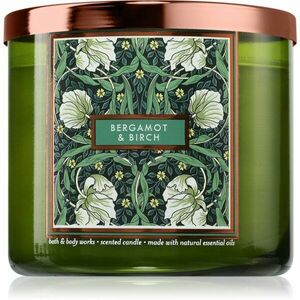 Bath & Body Works Bergamot & Birch illatgyertya 411 g kép