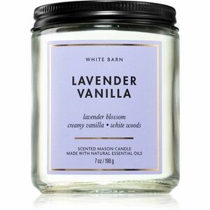 Bath & Body Works Lavender Vanilla illatgyertya 198 g kép