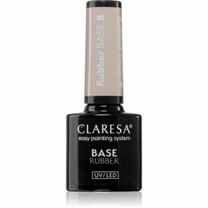 Claresa UV/LED Base Rubber bázis lakk zselés műkörömhöz árnyalat 8 5 g kép