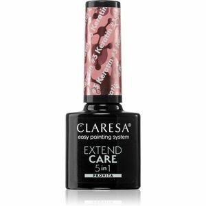 Claresa Extend Care 5 in 1 Keratin bázis lakk zselés műkörömhöz tápláló hatással árnyalat #3 5 g kép