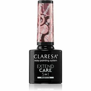 Claresa Extend Care 5 in 1 Provita bázis lakk zselés műkörömhöz regeneráló hatással árnyalat #1 5 g kép