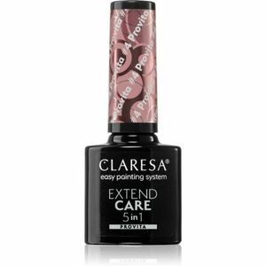 Claresa Extend Care 5 in 1 Provita bázis lakk zselés műkörömhöz regeneráló hatással árnyalat #4 5 g kép