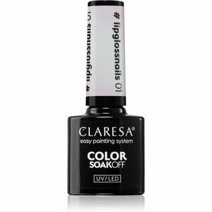 Claresa SoakOff UV/LED Color #lipglossnails géles körömlakk árnyalat 01 5 g kép