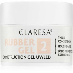 Claresa Rubber Gel Construction Gel UV/LED körömhosszabító gél lakk árnyalat 02 45 g kép