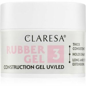 Claresa Rubber Gel Construction Gel UV/LED körömhosszabító gél lakk árnyalat 03 12 g kép