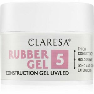 Claresa Rubber Gel Construction Gel UV/LED körömhosszabító gél lakk árnyalat 05 45 g kép