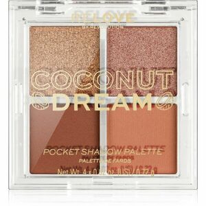 Revolution Relove Pocket Palette szemhéjfesték paletta árnyalat Coconut Dream 4x0.72 g kép