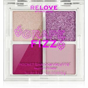 Revolution Relove Pocket Palette szemhéjfesték paletta árnyalat Grape Fizz 4x0.72 g kép