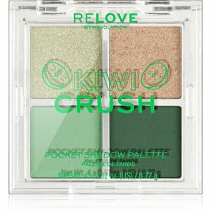 Revolution Relove Pocket Palette szemhéjfesték paletta árnyalat Kiwi Crush 4x0.72 g kép