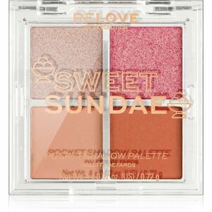 Revolution Relove Pocket Palette szemhéjfesték paletta árnyalat Sweet Sundae 4x0.72 g kép