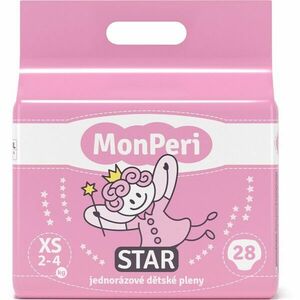 MonPeri Star Size XS eldobható pelenkák 2-4 kg 28 db kép