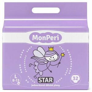 MonPeri Star Size L eldobható pelenkák 8-13 kg 32 kg kép