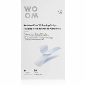 WOOM Residue-Free Whitening Strips fehérítő fogselyem 28 db kép