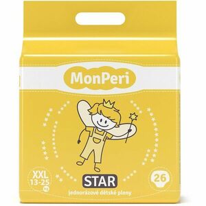 MonPeri Star Star XXL eldobható pelenkák 13-25 kg 26 db kép