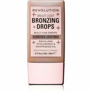 Makeup Revolution Bright Light Bronzing Drops folyékony bronzosító árnyalat Bronze Scorched 23 ml kép