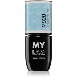 MYLAQ UV Gel Polish My Promise géles körömlakk árnyalat My Bluish Promise 5 ml kép