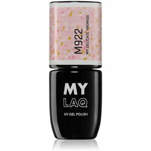 MYLAQ UV Gel Polish My Promise géles körömlakk árnyalat My Delicate Promise 5 ml kép