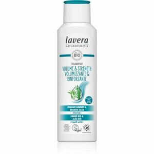 Lavera Volume & Strength tömegnövelő sampon a selymes hajért 250 ml kép