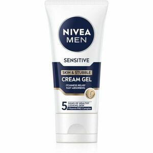 NIVEA MEN Sensitive krémes gél az arcbőr megnyugtatására uraknak 50 ml kép