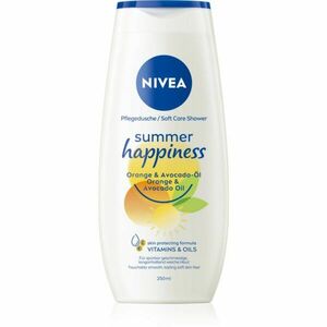 NIVEA Summer Happiness Orange & Avocado Oil tápláló tusoló gél 250 ml kép