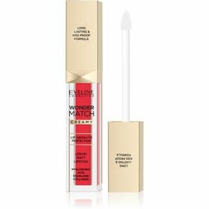 Eveline Cosmetics Wonder Match tartós matt folyékony rúzs hialuronsavval árnyalat 06 Classic Red 6, 8 ml kép