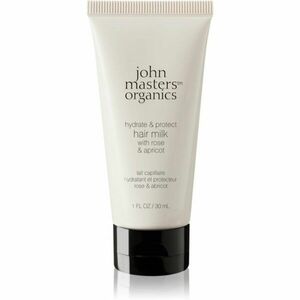 John Masters Organics Hair Milk Rose & Apricot hidratáló tej hajra rózsavízzel sárgabarack olajjal 30 ml kép