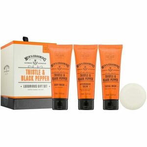 Scottish Fine Soaps Men’s Grooming Thistle & Black Pepper szett (arcra és testre) uraknak kép