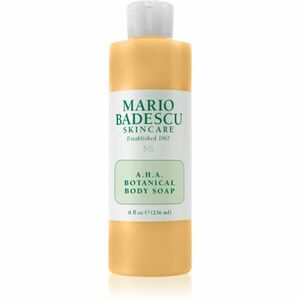 Mario Badescu A.H.A. Botanical Body Soap bőrlágyító tusfürdő gél A.H.A.-val (Alpha Hydroxy Acids) 236 ml kép