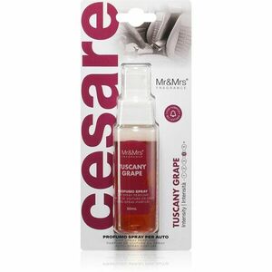 Mr & Mrs Fragrance Cesare Tuscany Grape légfrissítő autóba 50 ml kép