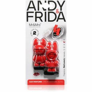 Mr & Mrs Fragrance Andy & Frida Red Luxury illat autóba 1 db kép