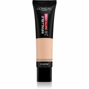 L’Oréal Paris Infallible 24H Matte Cover tartós alapozó matt hatással 25 Rose Ivory 30 ml kép