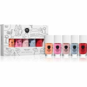 Nailmatic Kids Hollywood körömlakk szett Flamingo, Dolly, Bella, Merlin, Sissi 5x8 ml kép