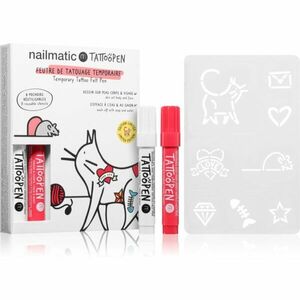 Nailmatic Temporary Tattoo Felt Pen szett 3 y + The Cat(gyermekeknek) kép