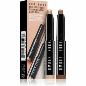 Bobbi Brown Long-Wear Cream Shadow Stick Duo Mini hosszantartó szemhéjfesték ceruza kiszerelésben Taupe - Moonstone 2 db kép