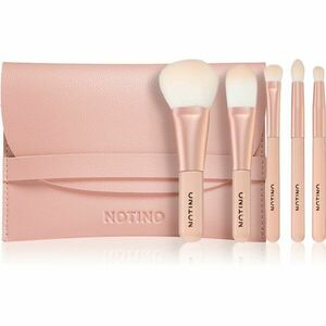 Notino Pastel Collection Travel brush set with pouch Utazó ecsetkészlet táskával 1 db kép