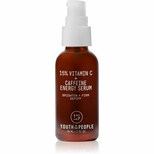 Youth To The People 15% Vitamin C + Caffeine Energy Serum bőrélénkítő szérum C-vitaminnal 30 ml kép