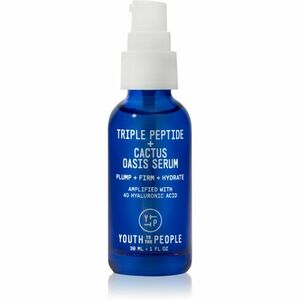 Youth To The People Triple Peptide + Cactus Oasis Serum bőr szérum az arcra és a nyakra 30 ml kép