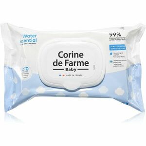 Corine de farme Water Wipes finom nedves törlőkendők gyermekeknek 70 db kép