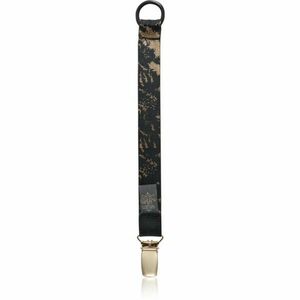 Bjällra of Sweden Pacifier Clip cumitartó csipesz Black Golden 1 db kép